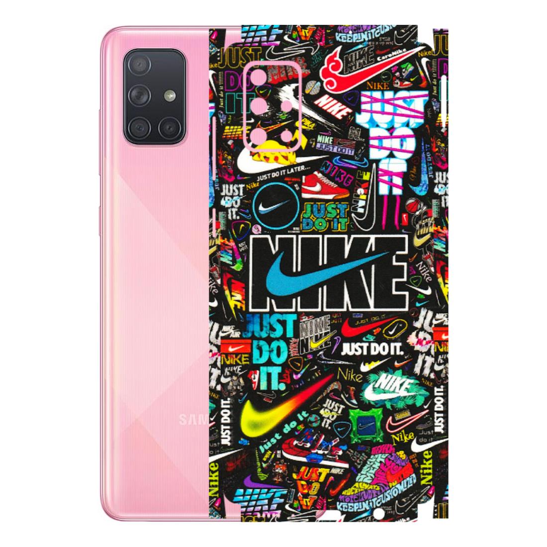 Samsung A/S Series Phone Skins (All Models) - Just Do It Doodles - 3D Embossed Finish (L-166) Samsung Galaxy A71