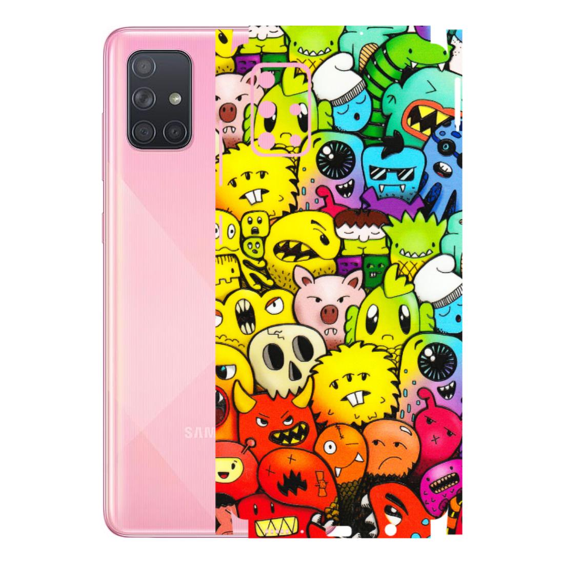 Samsung A/S Series Phone Skins (All Models) - Angry Funkies - 3D Embossed Finish (L-169) Samsung Galaxy A71