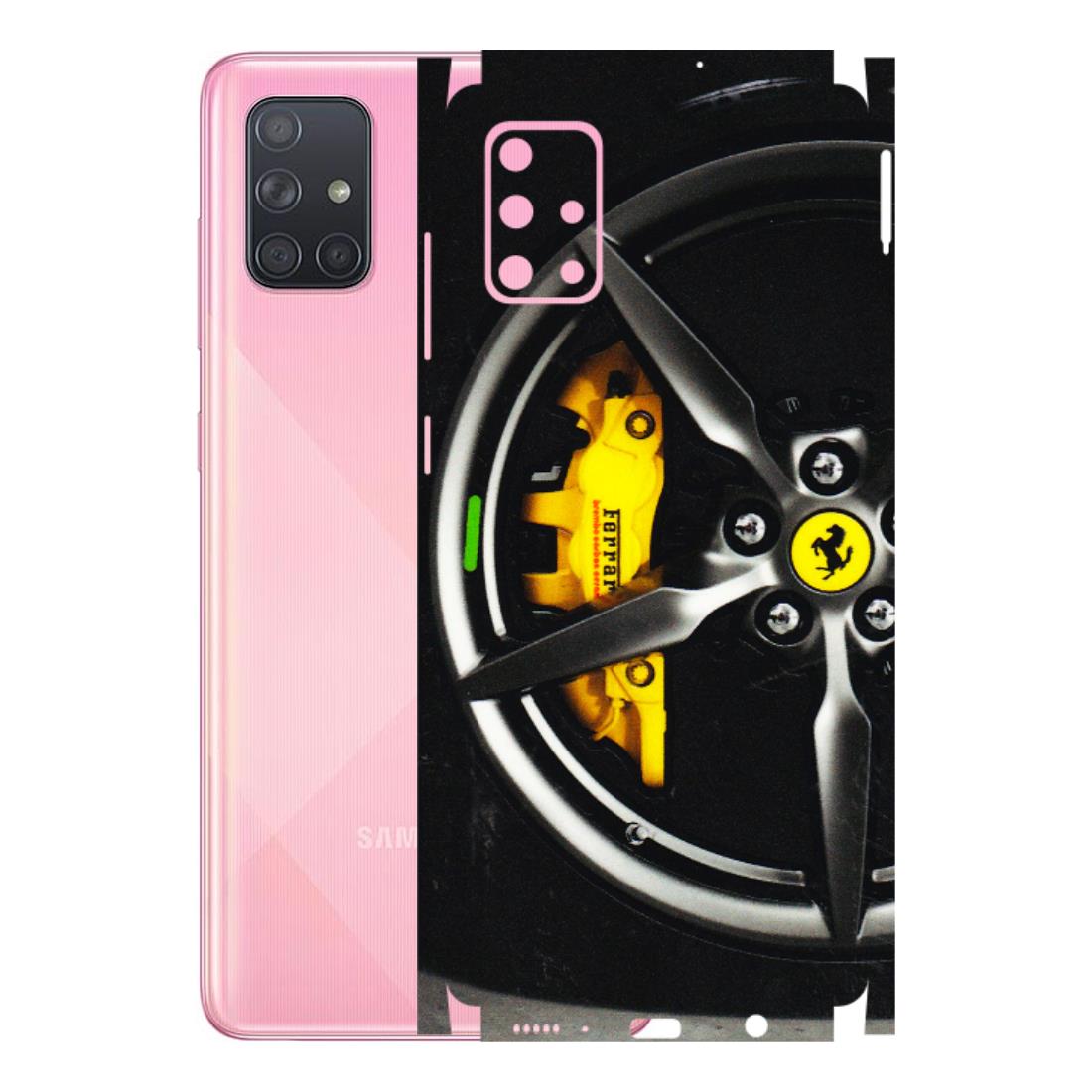 Samsung A/S Series Phone Skins (All Models) - Ferrari Wheel Alloy - 3D Embossed Finish (L-173) Samsung Galaxy A71