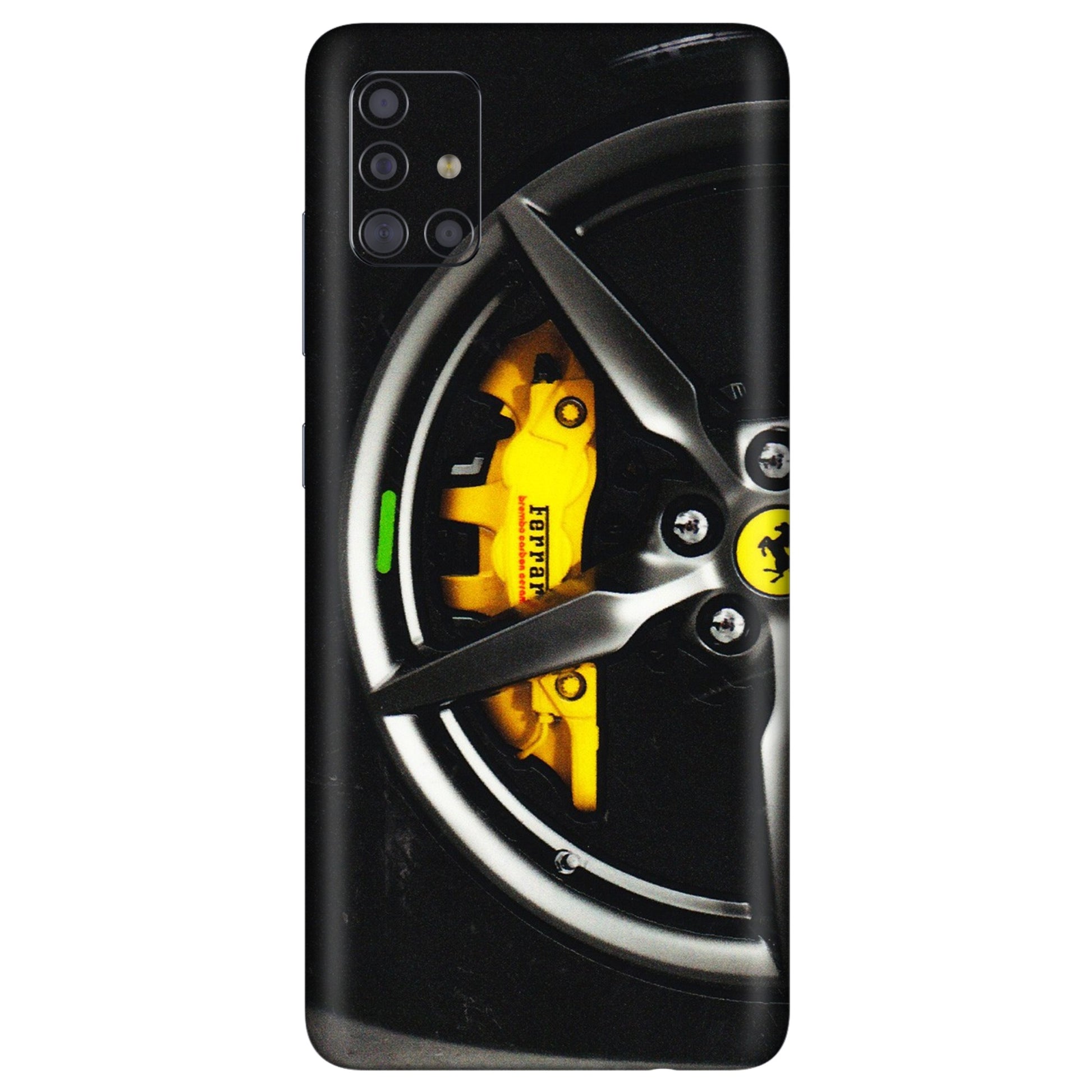 Samsung A/S Series Phone Skins (All Models) - Ferrari Wheel Alloy - 3D Embossed Finish (L-173) Samsung Galaxy A71