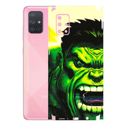 Samsung A/S Series Phone Skins (All Models) - Hulk - 3D Embossed Finish (L-180) Samsung Galaxy A71