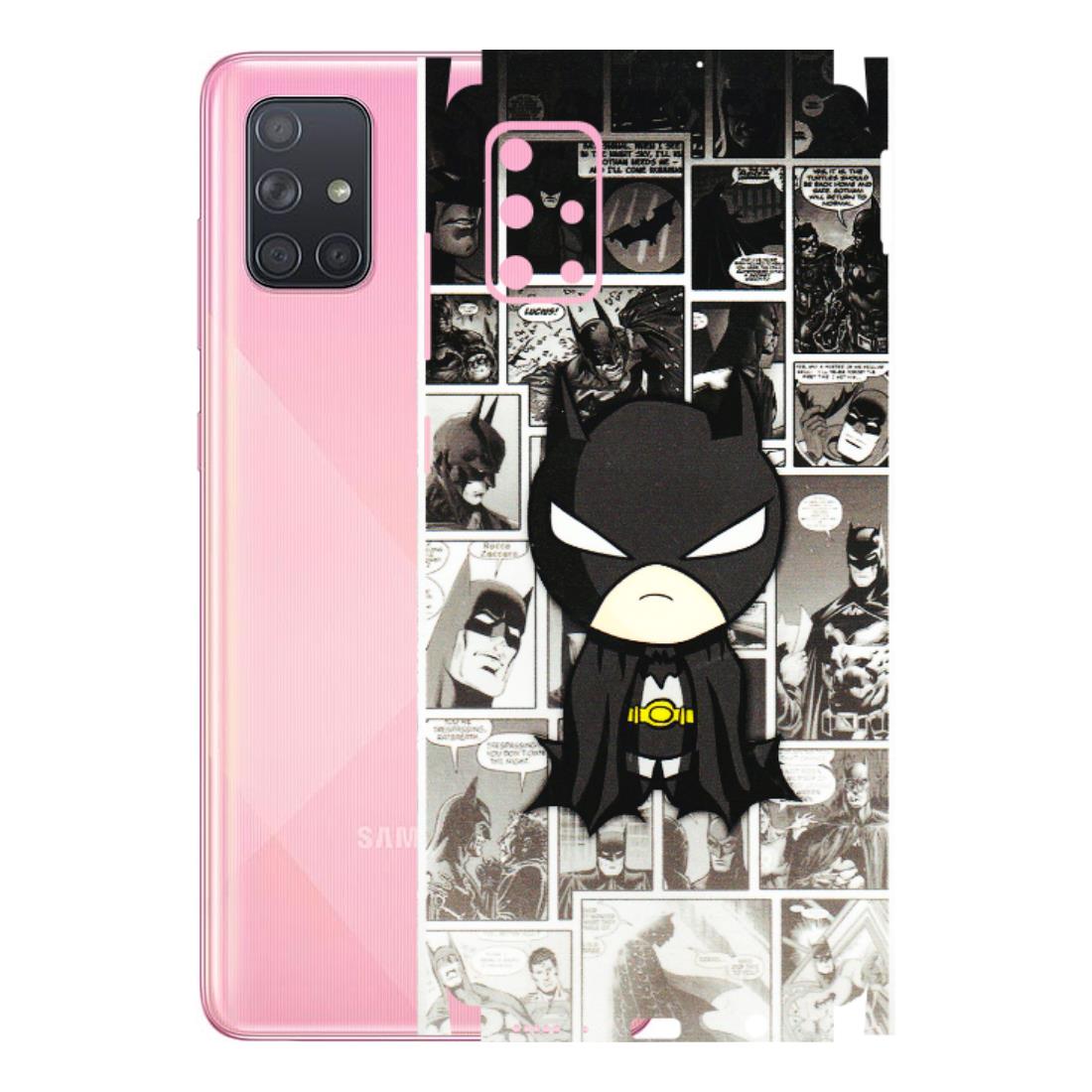 Samsung A/S Series Phone Skins (All Models) - Toon Batman - 3D Embossed Finish (L-182) Samsung Galaxy A71