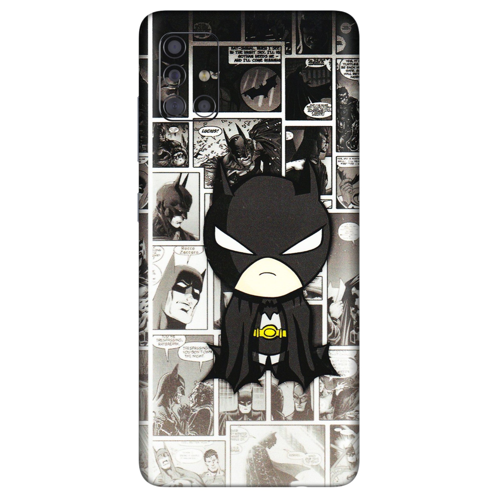 Samsung A/S Series Phone Skins (All Models) - Toon Batman - 3D Embossed Finish (L-182) Samsung Galaxy A71