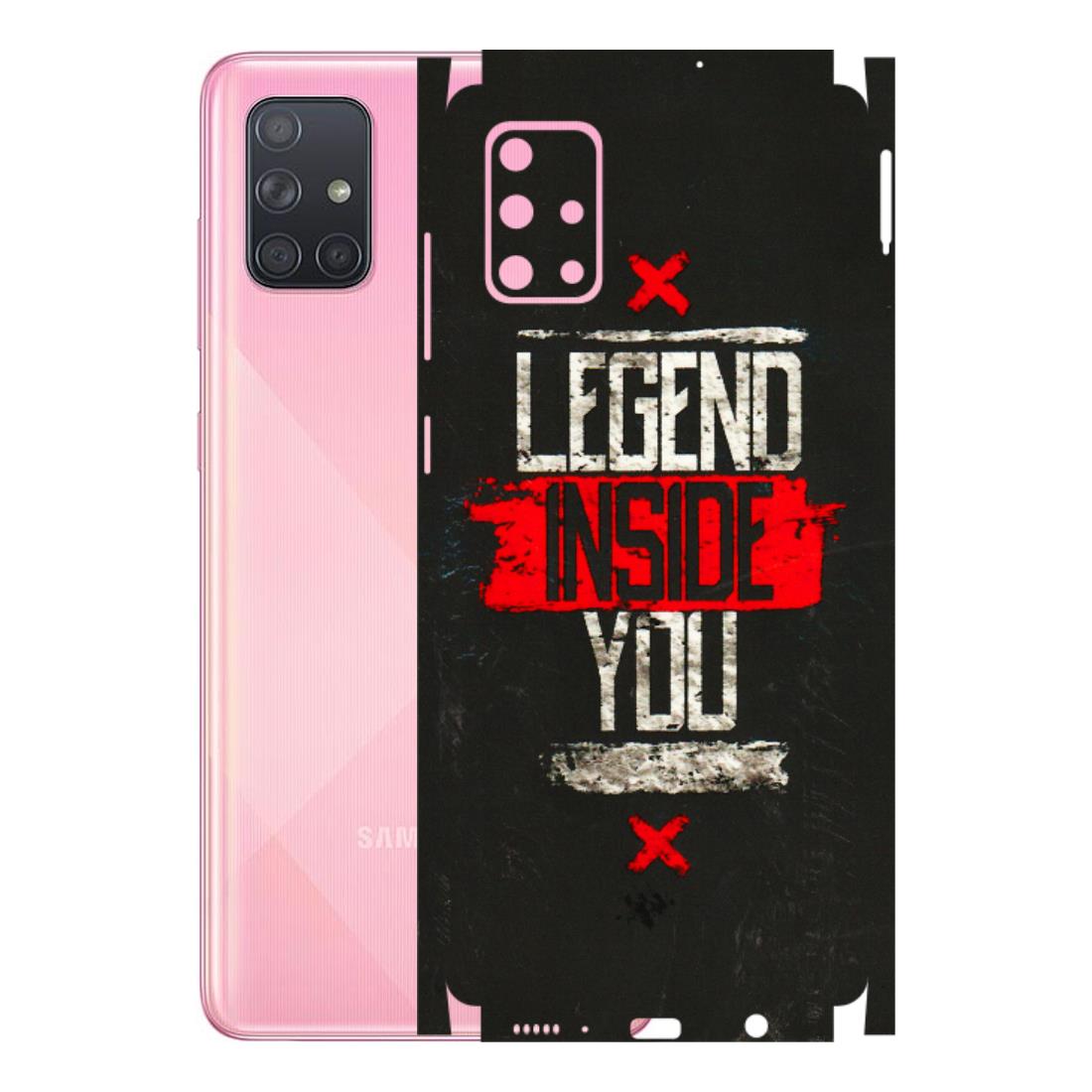 Samsung A/S Series Phone Skins (All Models) - Legend Inside You - 3D Embossed Finish (L-186) Samsung Galaxy A71