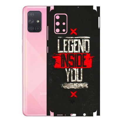 Samsung A/S Series Phone Skins (All Models) - Legend Inside You - 3D Embossed Finish (L-186) Samsung Galaxy A71