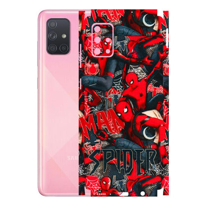 Samsung A/S Series Phone Skins (All Models) - SpiderMan Cool - 3D Embossed Finish (L-188) Samsung Galaxy A71