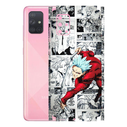 Samsung A/S Series Phone Skins (All Models) - Anime Comic - 3D Embossed Finish (L-192) Samsung Galaxy A71
