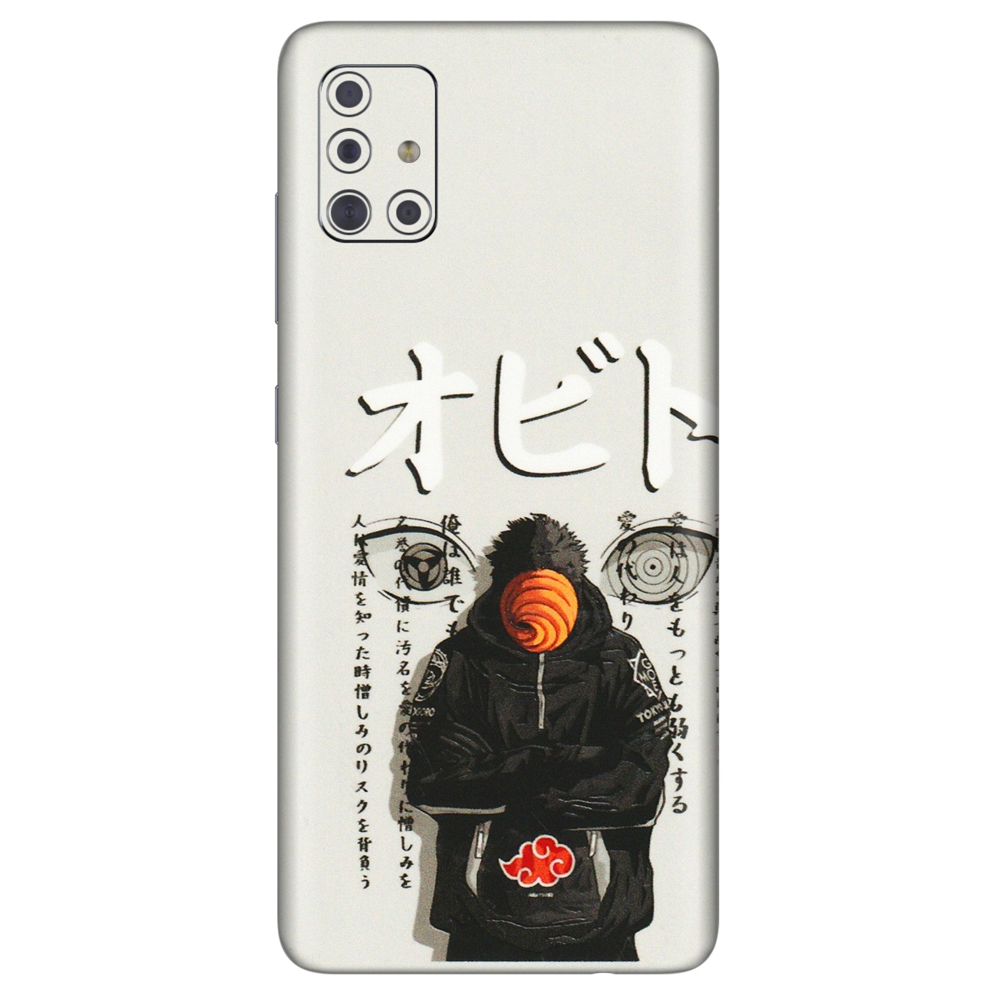 Samsung A/S Series Phone Skins (All Models) - Obito Anime Eye - 3D Embossed Finish (L-19) Samsung Galaxy A71