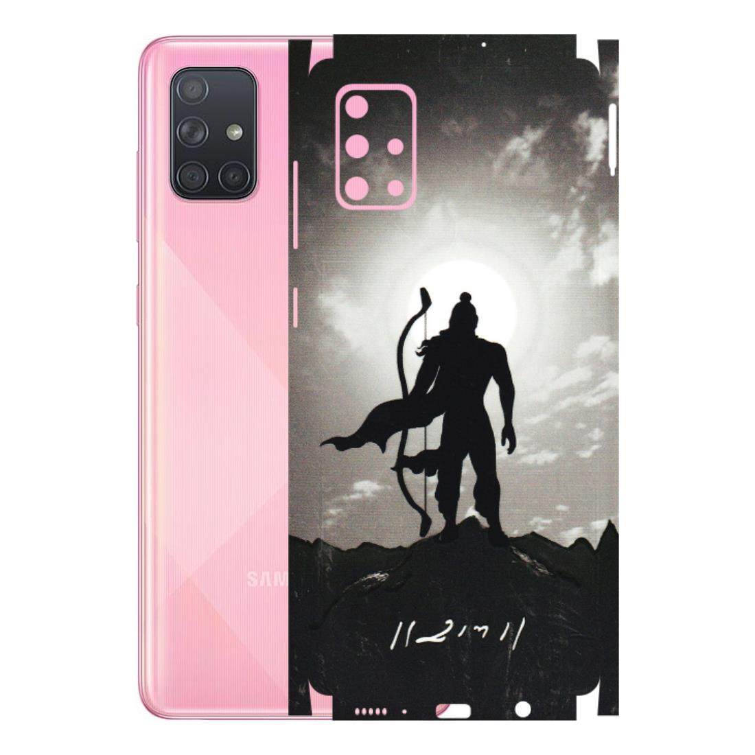 Samsung A/S Series Phone Skins (All Models) - Jai Siya Ram - 3D Embossed Finish (L-200) Samsung Galaxy A71