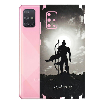 Samsung A/S Series Phone Skins (All Models) - Jai Siya Ram - 3D Embossed Finish (L-200) Samsung Galaxy A71
