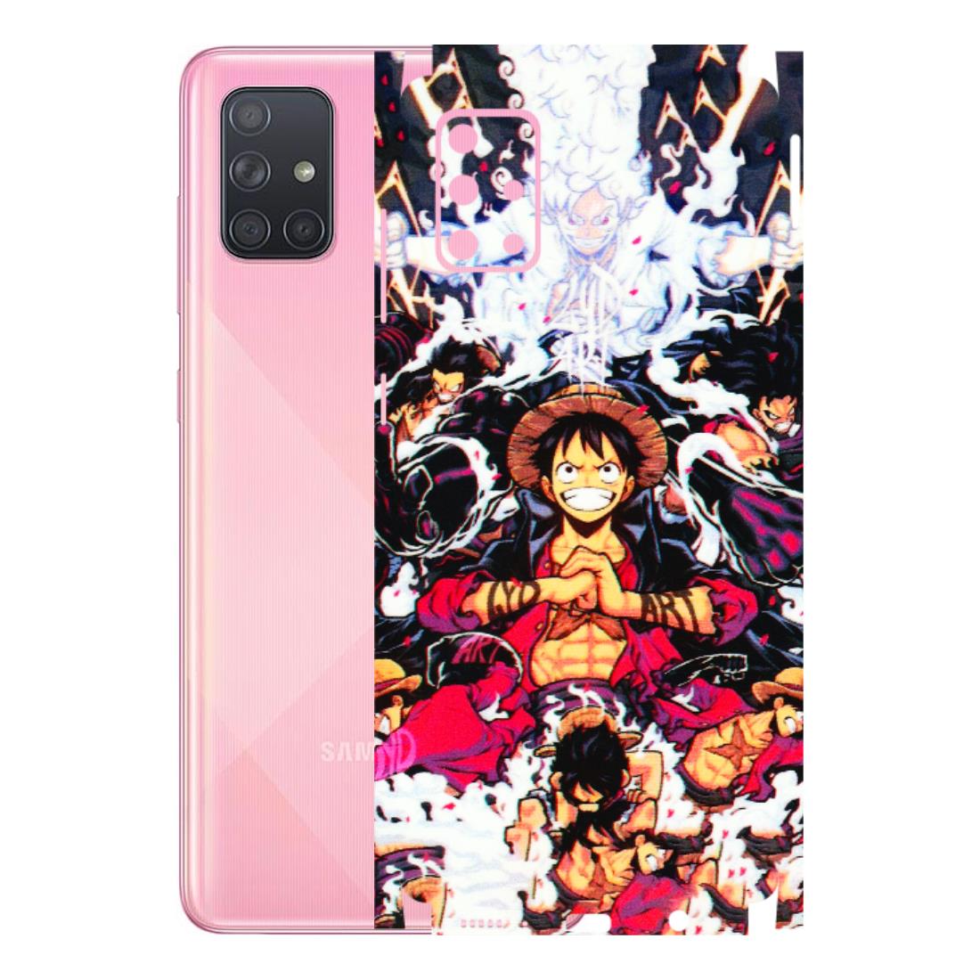 Samsung A/S Series Phone Skins (All Models) - Luffy Anime Character - 3D Embossed Finish (L-203) Samsung Galaxy A71