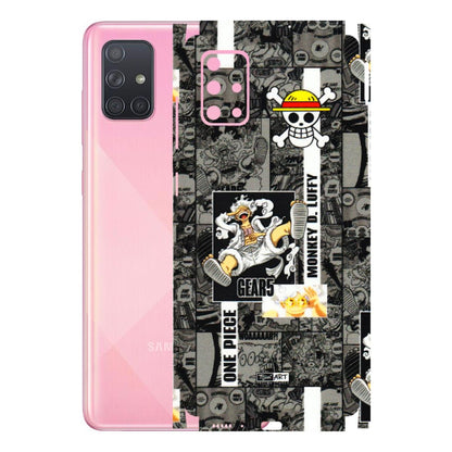 Samsung A/S Series Phone Skins (All Models) - Cuffy Anime MonkeyCamic - 3D Embossed Finish (L-242) Samsung Galaxy A71