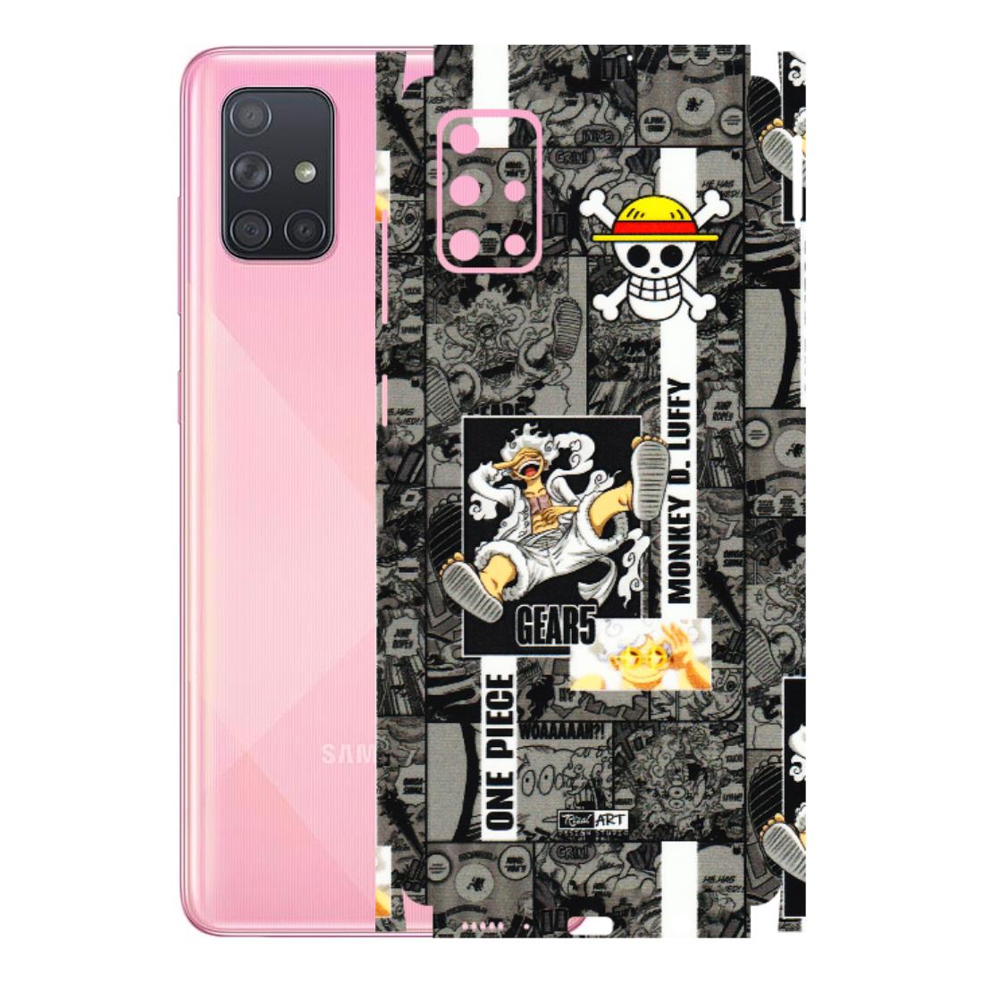Samsung A/S Series Phone Skins (All Models) - Cuffy Anime MonkeyCamic - 3D Embossed Finish (L-242) Samsung Galaxy A71