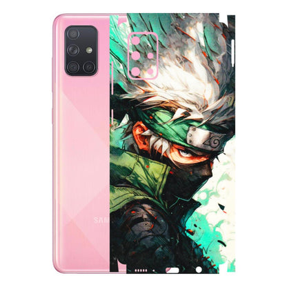 Samsung A/S Series Phone Skins (All Models) - Kakashi Side Profile - 3D Embossed Finish (L-249) Samsung Galaxy A71