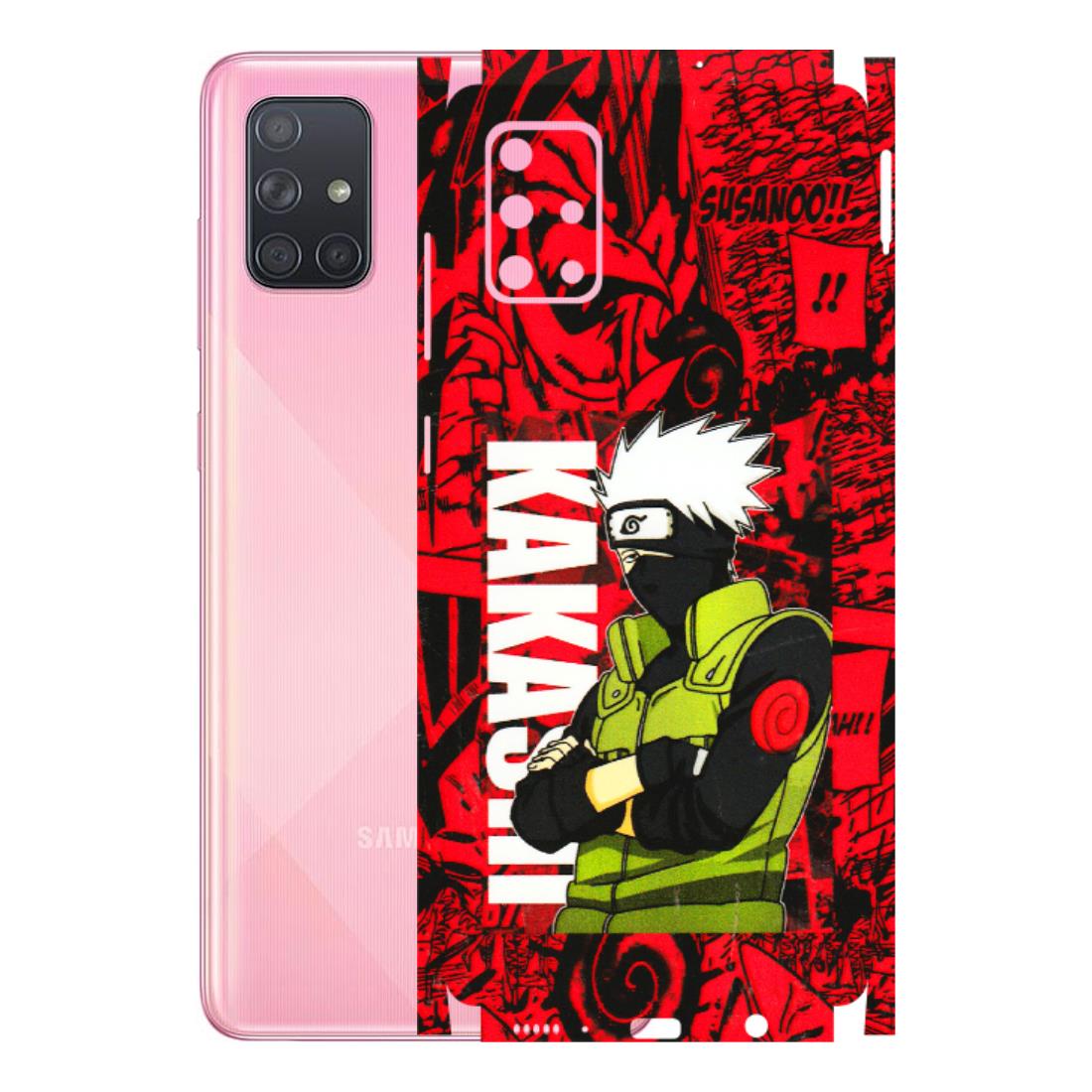 Samsung A/S Series Phone Skins (All Models) - Kakashi Red Anime - 3D Embossed Finish (L-251) Samsung Galaxy A71