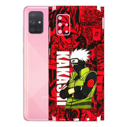 Samsung A/S Series Phone Skins (All Models) - Kakashi Red Anime - 3D Embossed Finish (L-251) Samsung Galaxy A71