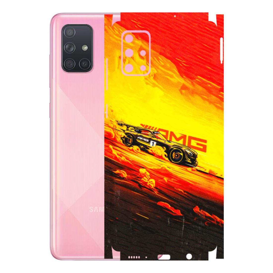 Samsung A/S Series Phone Skins (All Models) - AMG Car Speed Cover - 3D Embossed Finish (L-256) Samsung Galaxy A71