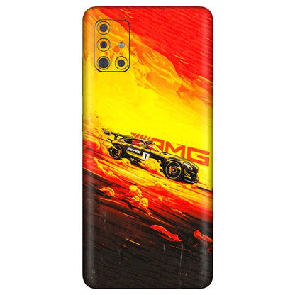 Samsung A/S Series Phone Skins (All Models) - AMG Car Speed Cover - 3D Embossed Finish (L-256) Samsung Galaxy A71