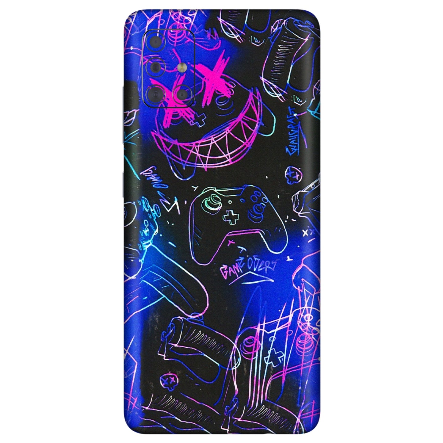 Samsung A/S Series Phone Skins (All Models) - Gamers Paradise - 3D Embossed Finish (L-258) Samsung Galaxy A71
