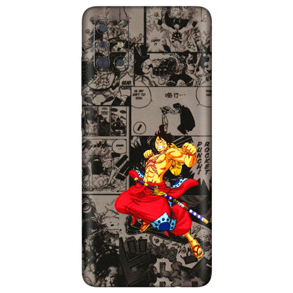 Samsung A/S Series Phone Skins (All Models) - One Piece Rocket Punch Manga - 3D Embossed Finish (L-25) Samsung Galaxy A71
