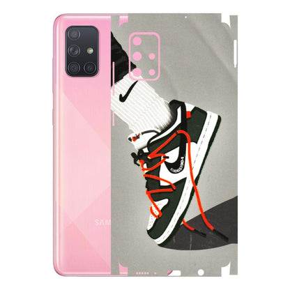 Samsung A/S Series Phone Skins (All Models) - New Grey Sneaker - 3D Embossed Finish (L-261) Samsung Galaxy A71