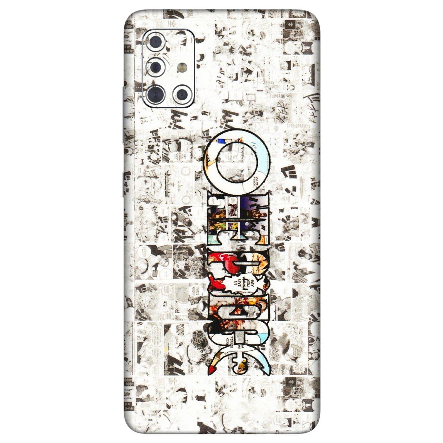 Samsung A/S Series Phone Skins (All Models) - One Piece Manga - 3D Embossed Finish (L-26) Samsung Galaxy A71