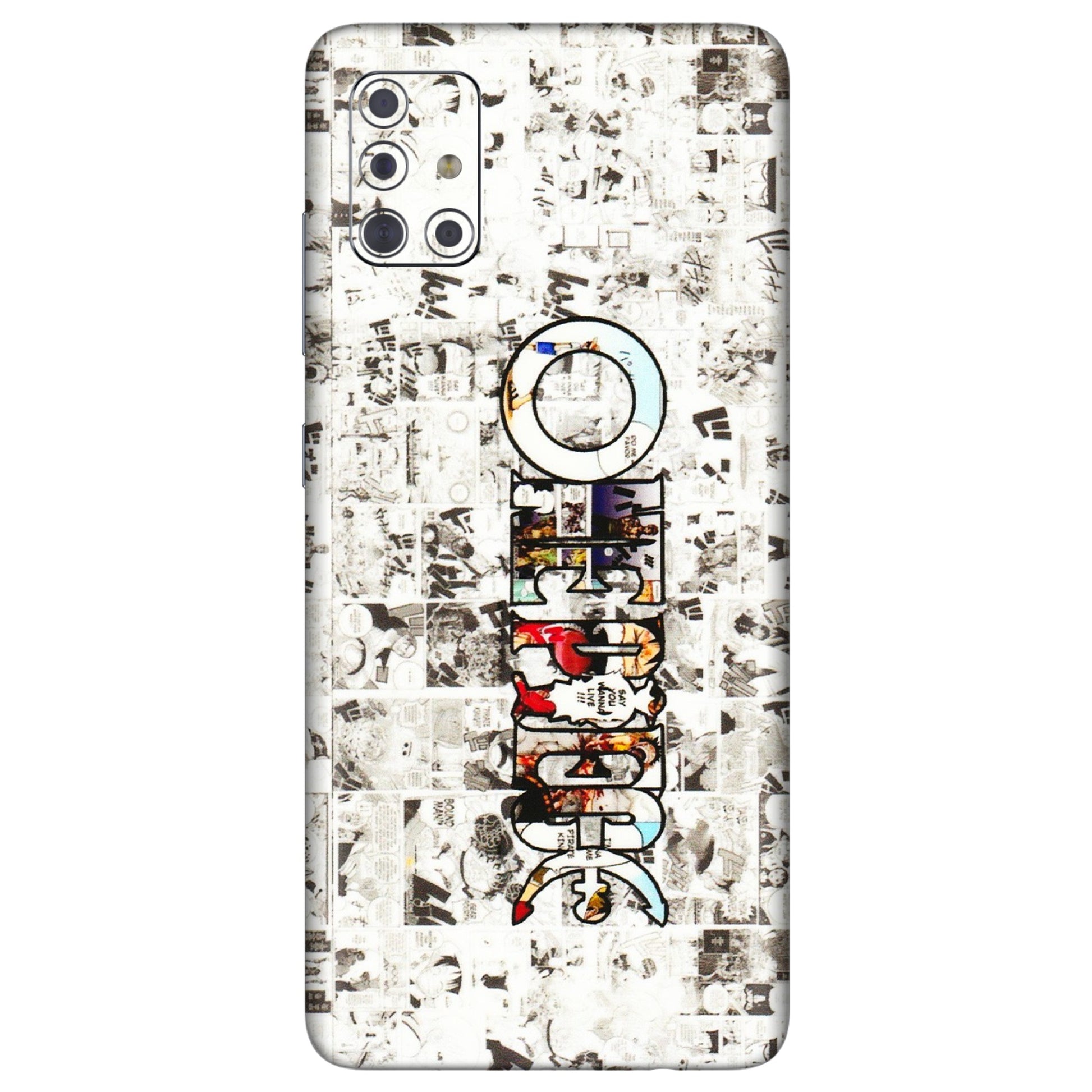 Samsung A/S Series Phone Skins (All Models) - One Piece Manga - 3D Embossed Finish (L-26) Samsung Galaxy A71