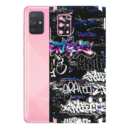 Samsung A/S Series Phone Skins (All Models) - Graffiti Killer - 3D Embossed Finish (L-274) Samsung Galaxy A71
