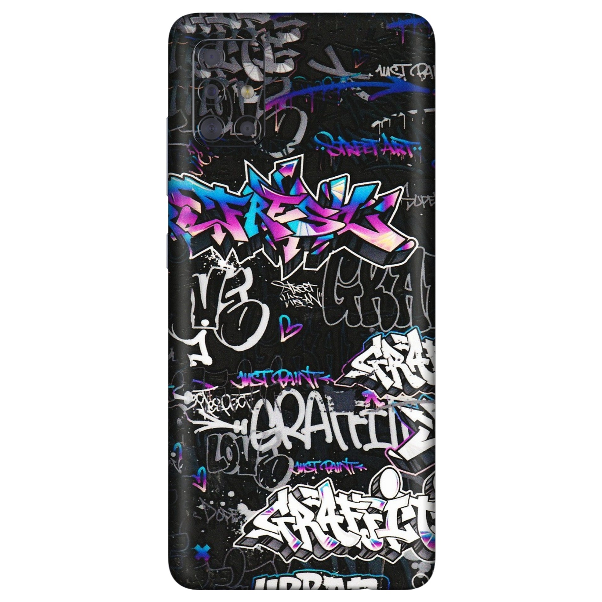 Samsung A/S Series Phone Skins (All Models) - Graffiti Killer - 3D Embossed Finish (L-274) Samsung Galaxy A71