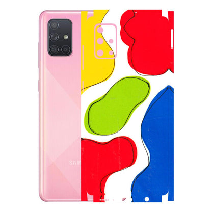 Samsung A/S Series Phone Skins (All Models) - RGB Colour Paint - 3D Embossed Finish (L-284) Samsung Galaxy A71