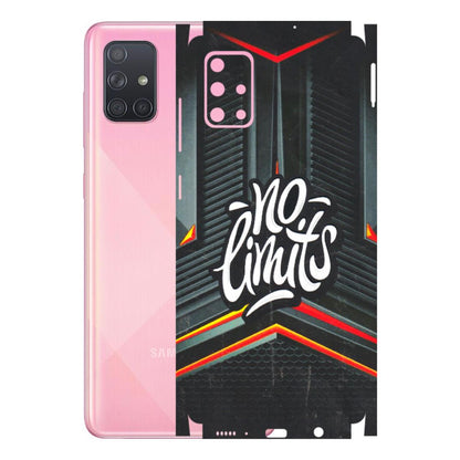 Samsung A/S Series Phone Skins (All Models) - No Limits - 3D Embossed Finish (L-286) Samsung Galaxy A71
