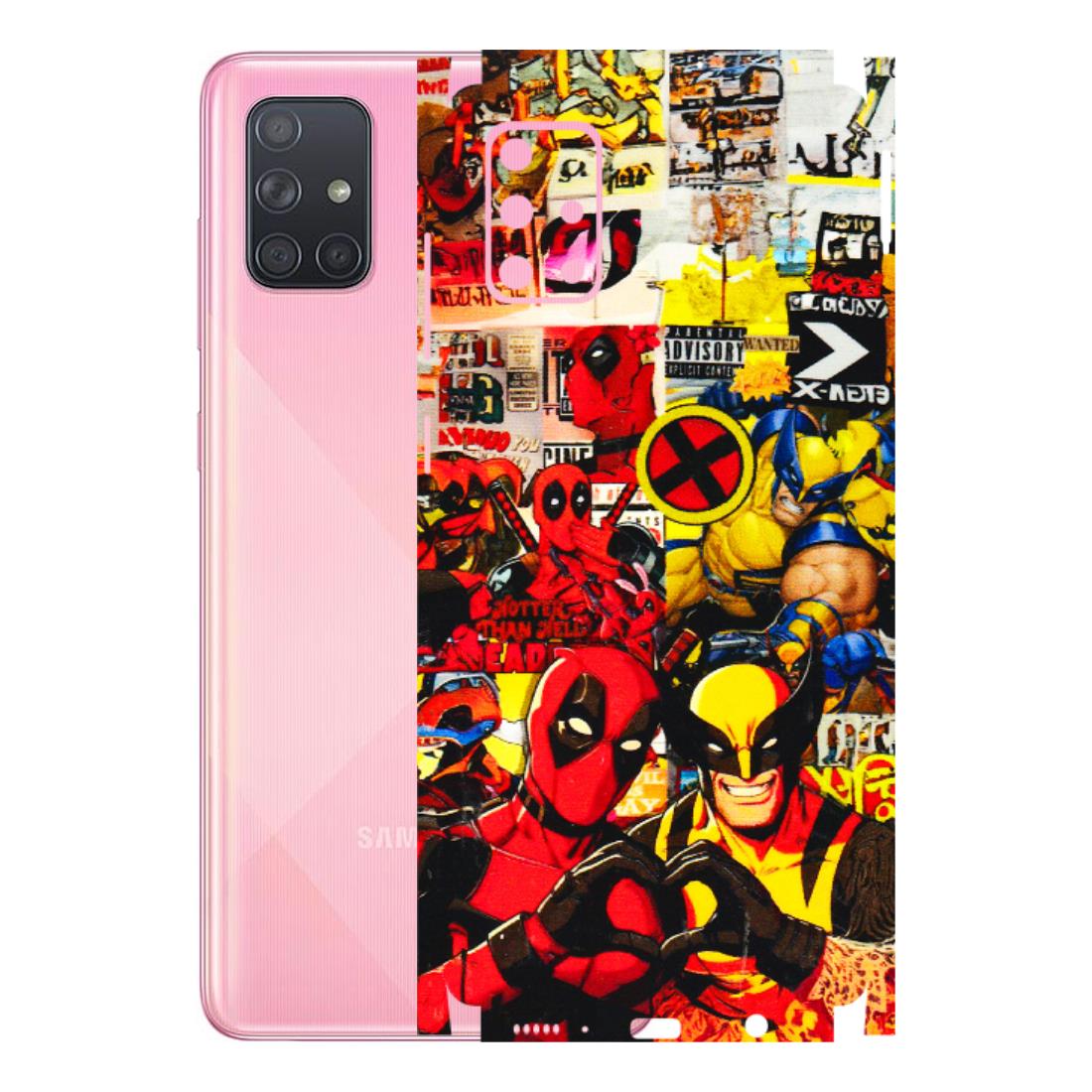 Samsung A/S Series Phone Skins (All Models) - Spidy Wolverine - 3D Embossed Finish (L-310) Samsung Galaxy A71