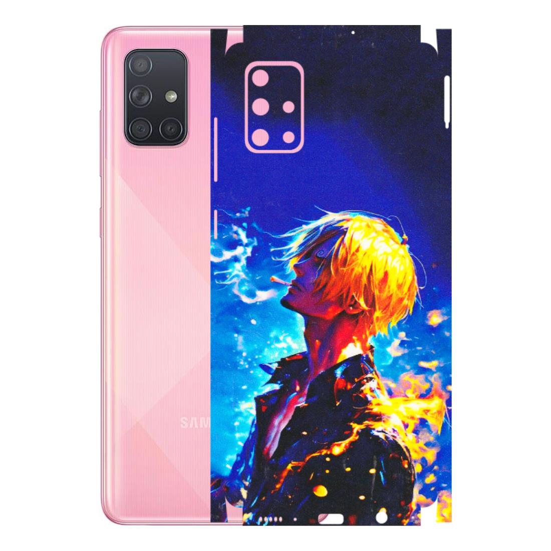 Samsung A/S Series Phone Skins (All Models) - Sanji Vinsmoke One Piece - 3D Embossed Finish (L-319) Samsung Galaxy A71