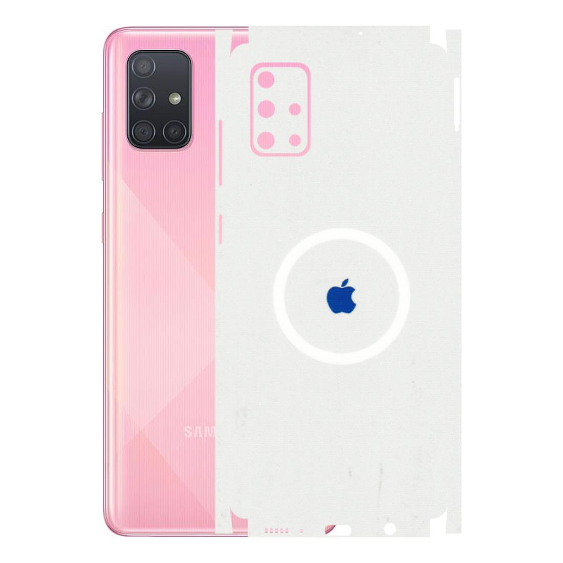 Samsung A/S Series Phone Skins (All Models) - iPhone Magsafe Logo - 3D Embossed Finish (L-320) Samsung Galaxy A71