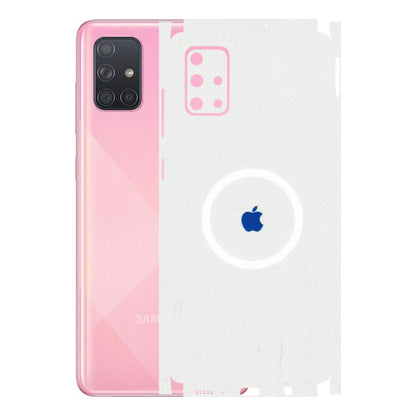 Samsung A/S Series Phone Skins (All Models) - iPhone Magsafe Logo - 3D Embossed Finish (L-320) Samsung Galaxy A71