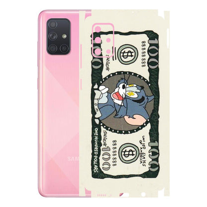 Samsung A/S Series Phone Skins (All Models) - Tom Hundred Dollar - 3D Embossed Finish (L-324) Samsung Galaxy A71