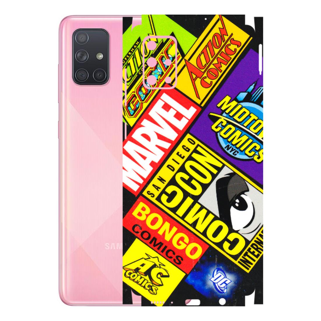 Samsung A/S Series Phone Skins (All Models) - Bongo Comic Con - 3D Embossed Finish (L-325) Samsung Galaxy A71