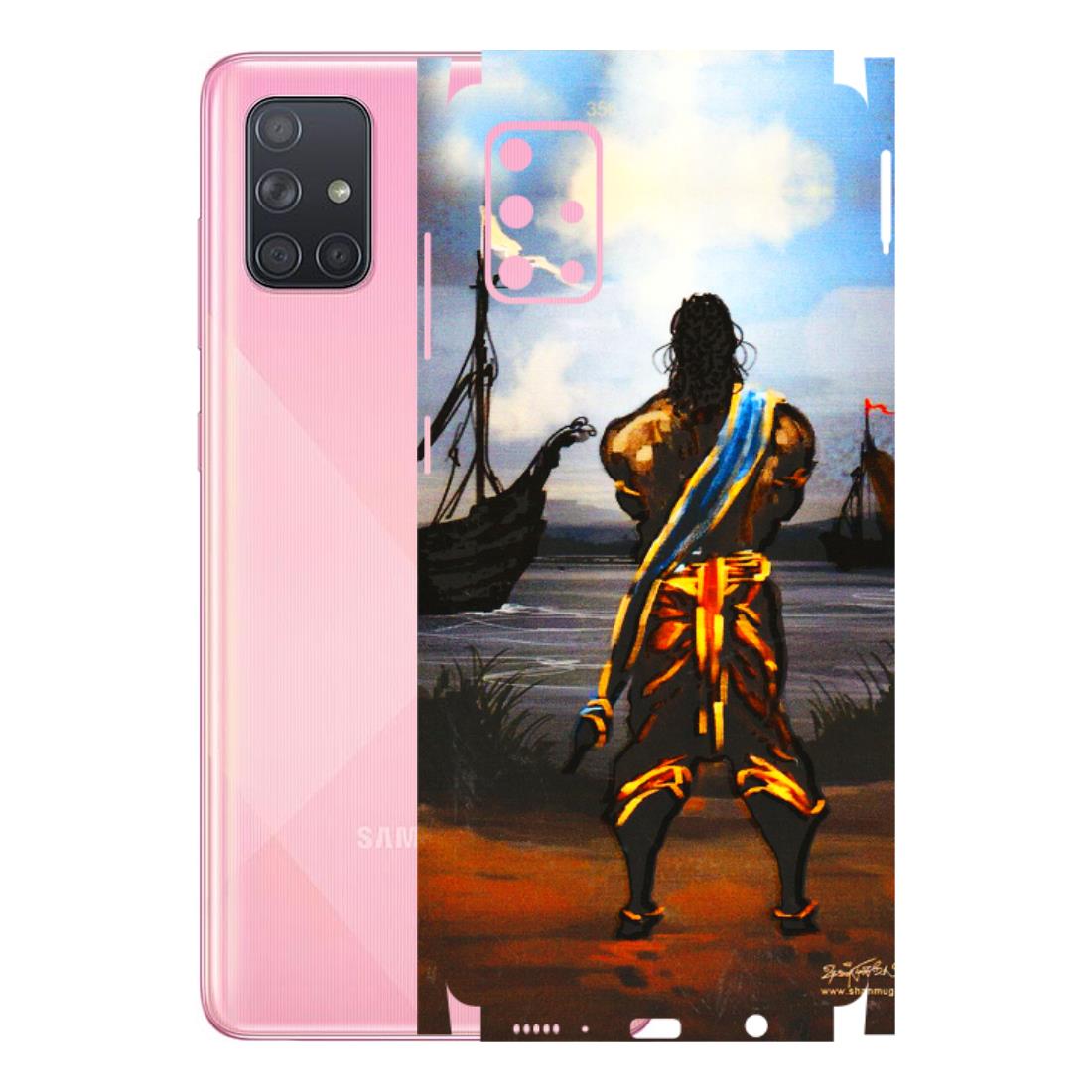 Samsung A/S Series Phone Skins (All Models) - Heavenly God Figure - 3D Embossed Finish (L-34) Samsung Galaxy A71