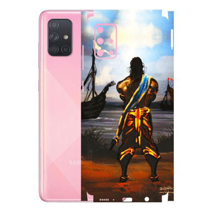 Samsung A/S Series Phone Skins (All Models) - Heavenly God Figure - 3D Embossed Finish (L-34) Samsung Galaxy A71