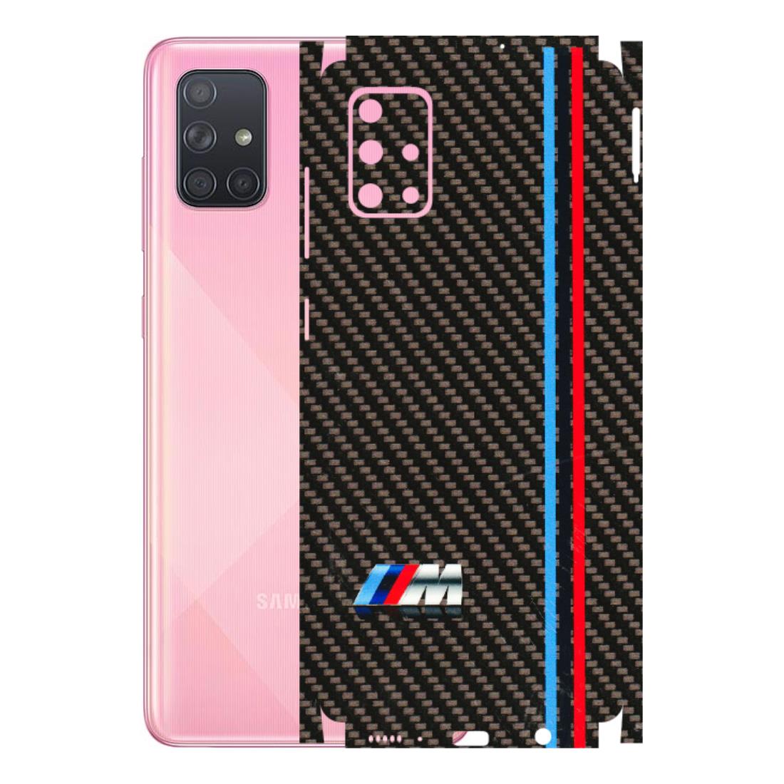 Samsung A/S Series Phone Skins (All Models) - BM Carbon Fiber Feels - 3D Embossed Finish (L-38) Samsung Galaxy A71