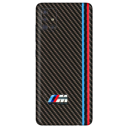 Samsung A/S Series Phone Skins (All Models) - BM Carbon Fiber Feels - 3D Embossed Finish (L-38) Samsung Galaxy A71