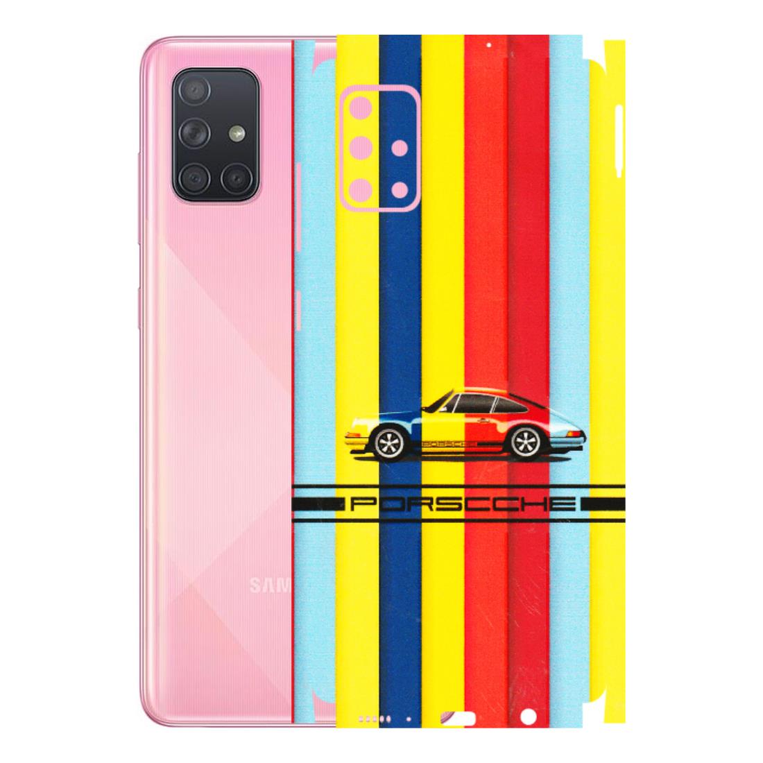 Samsung A/S Series Phone Skins (All Models) - Multicolour Porche - 3D Embossed Finish (L-39) Samsung Galaxy A71