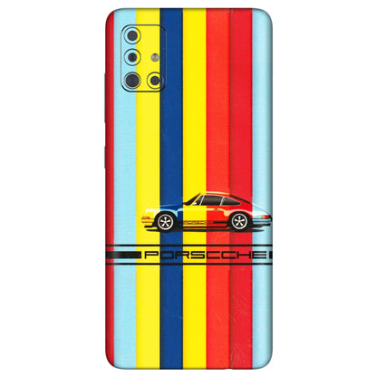 Samsung A/S Series Phone Skins (All Models) - Multicolour Porche - 3D Embossed Finish (L-39) Samsung Galaxy A71