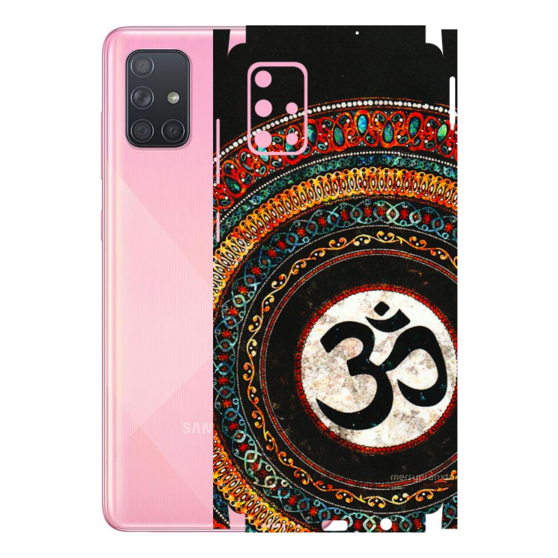 Samsung A/S Series Phone Skins (All Models) - Aum Chant Abstract - 3D Embossed Finish (L-42) Samsung Galaxy A71
