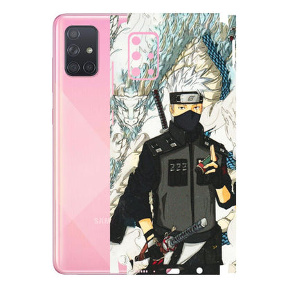Samsung A/S Series Phone Skins (All Models) - Kakashi Hatake Naruto Anime - 3D Embossed Finish (L-46) Samsung Galaxy A71