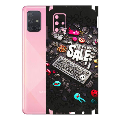 Samsung A/S Series Phone Skins (All Models) - Gadgets Sale - 3D Embossed Finish (L-50) Samsung Galaxy A71