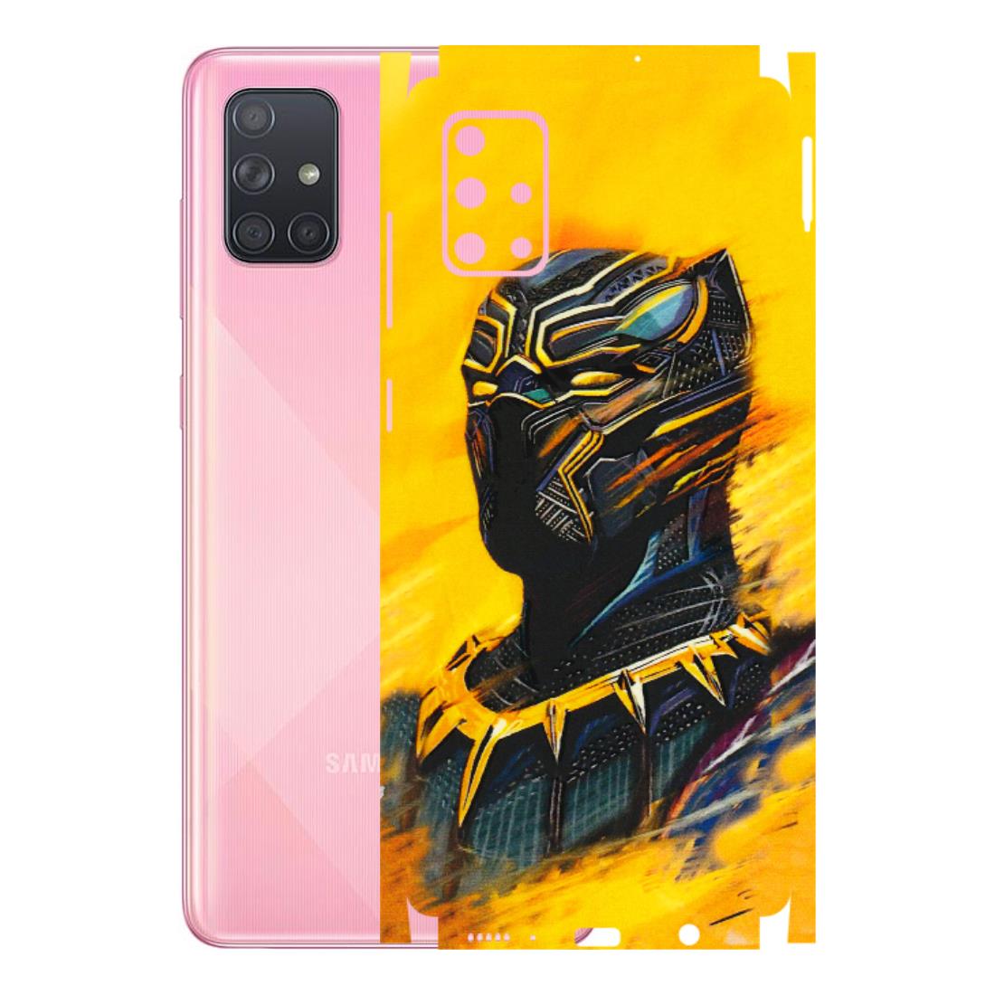 Samsung A/S Series Phone Skins (All Models) - Yellow Panther - 3D Embossed Finish (L-54) Samsung Galaxy A71