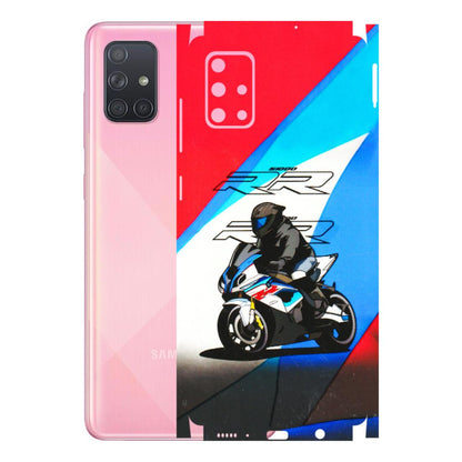 Samsung A/S Series Phone Skins (All Models) - Bikers Love - 3D Embossed Finish (L-58) Samsung Galaxy A71