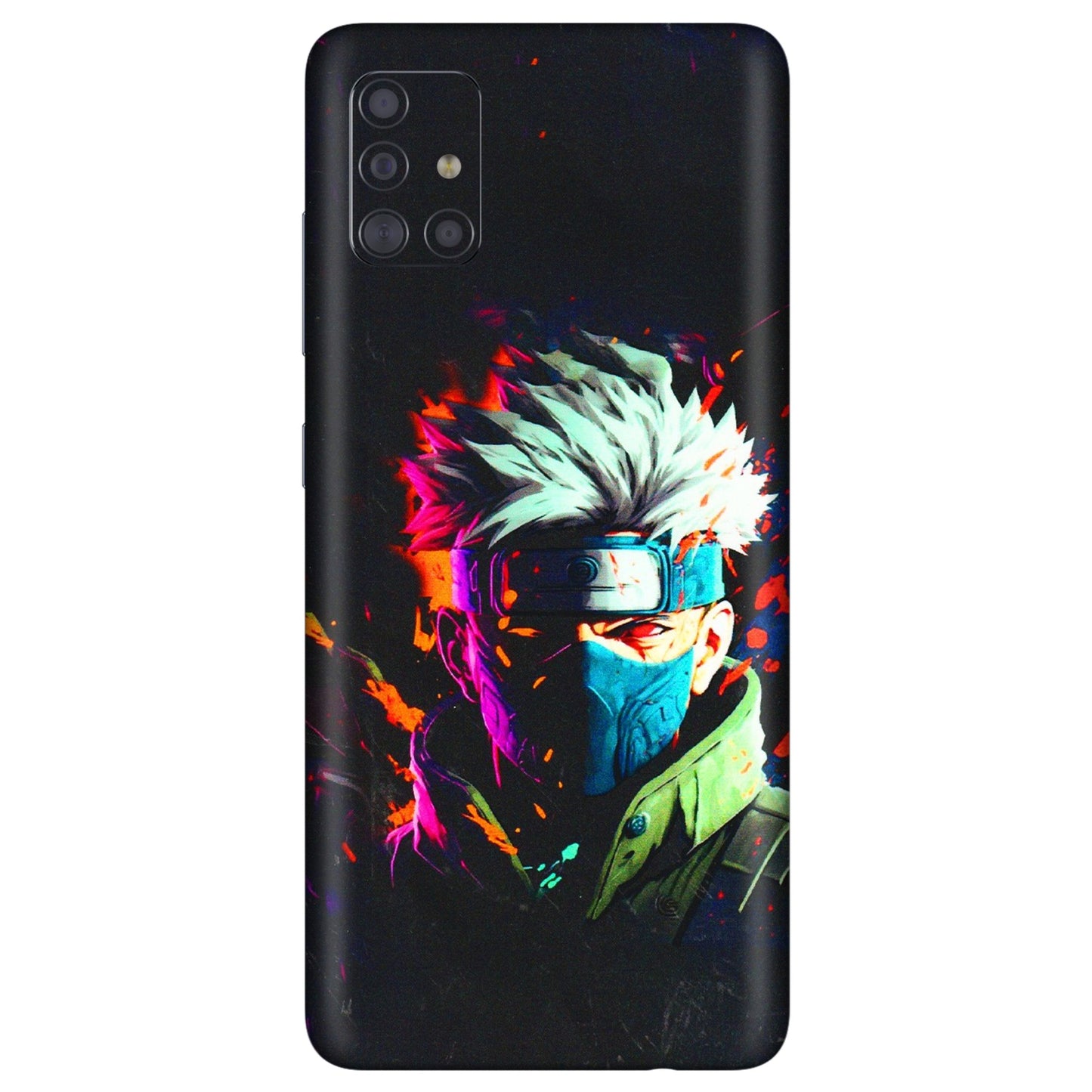 Samsung A/S Series Phone Skins (All Models) - Anime Cool Character - 3D Embossed Finish (L-59) Samsung Galaxy A71