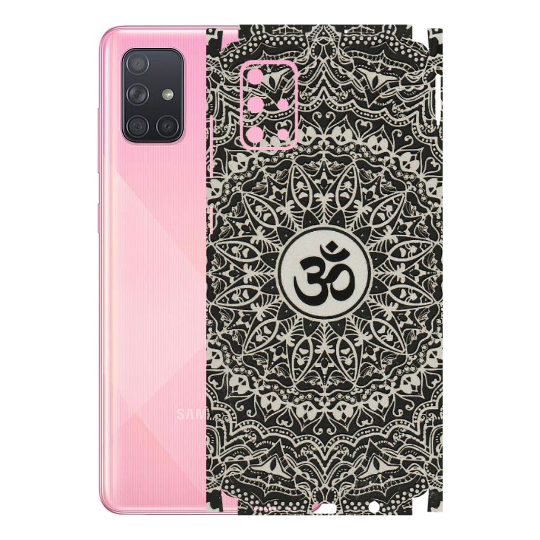 Samsung A/S Series Phone Skins (All Models) - Aum Elegant Mandala - 3D Embossed Finish (L-62) Samsung Galaxy A71